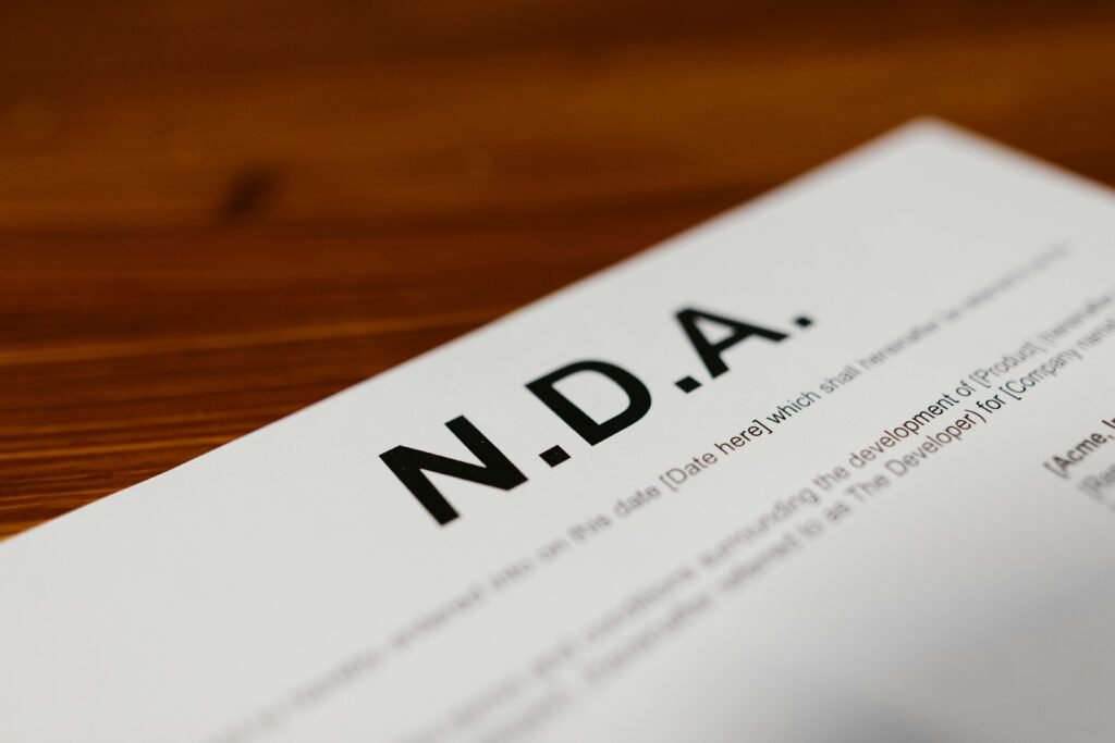 confidentiality agreement Dubai protecting sensitive M&A auction information